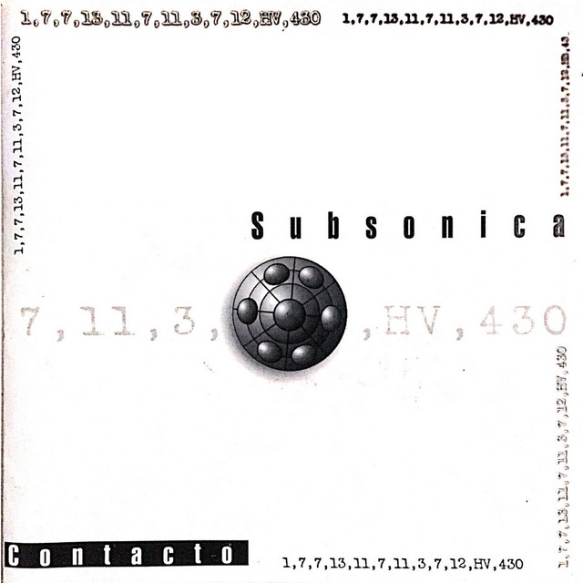 Carátula del álbum Contacto de subsónica